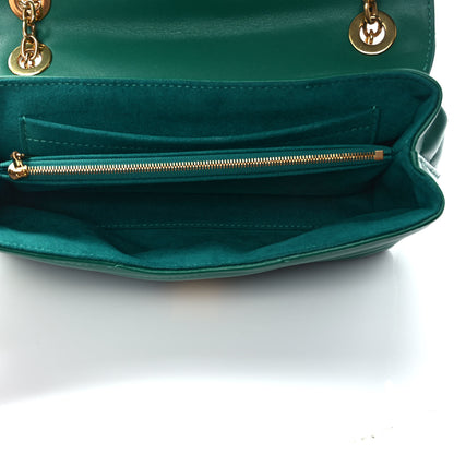 Louis Vuitton Calfskin New Wave Chain Bag MM NM Emerald 5 of 9