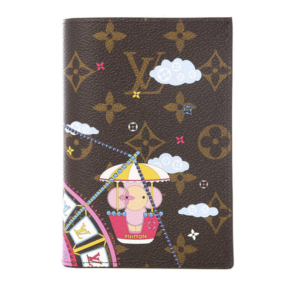 Louis Vuitton Monogram 2020 Christmas Animation Big Wheel Passport Cover Rose Ballerine 1 of 8