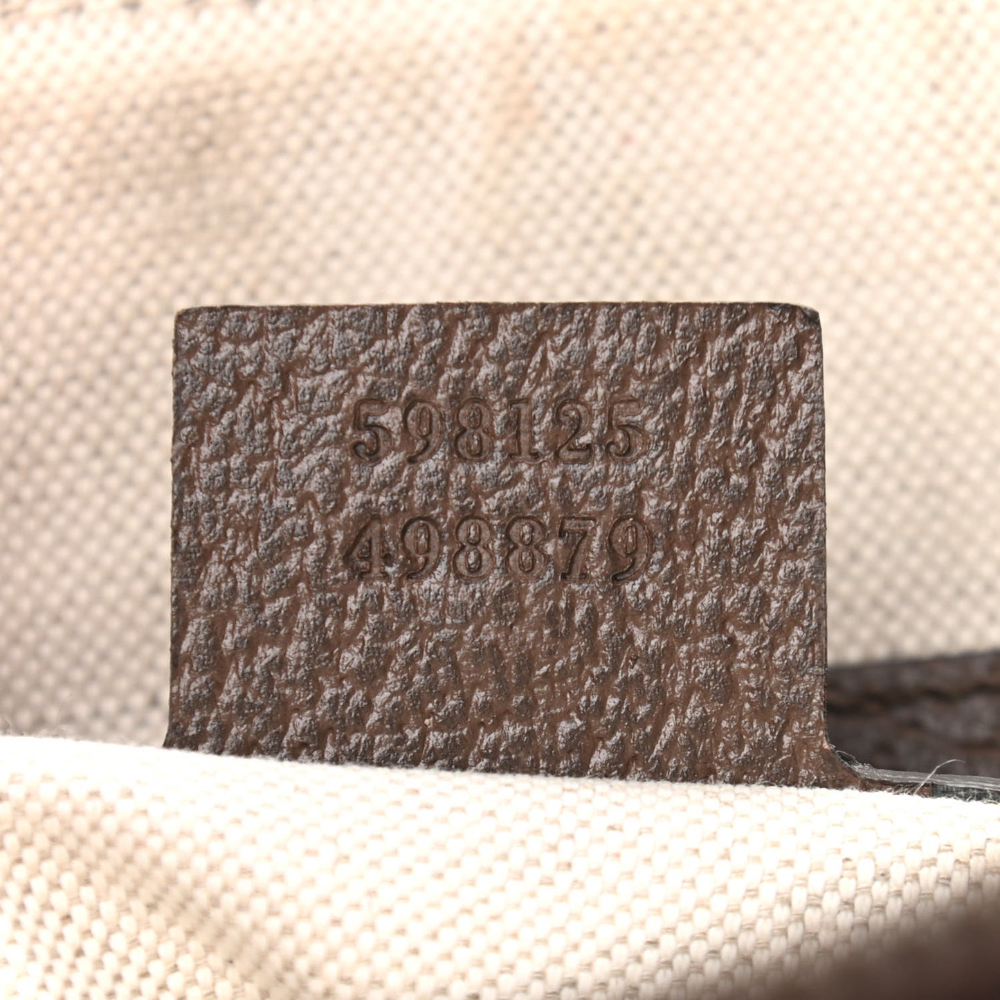 GG Supreme Monogram Web Small Ophidia Half Moon Hobo Brown