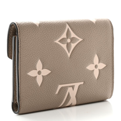 Louis Vuitton Empreinte Monogram Giant Victorine Wallet Tourterelle Creme 3 of 6