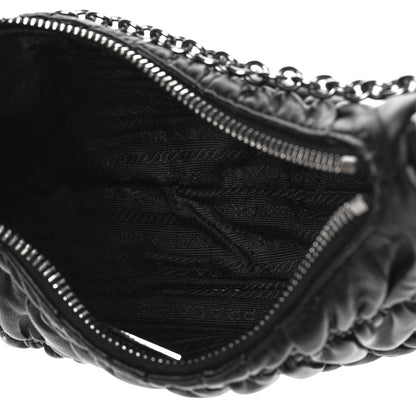 Prada Nappa Gaufre Re-Edition 2005 Shoulder Bag Black 5 of 11