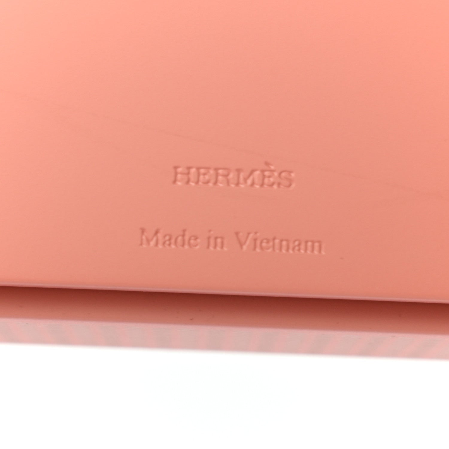 Hermes Lacquered Wood K-Box Tissue Box Pivoine Poudre 5 of 8