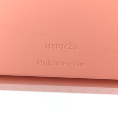 Hermes Lacquered Wood K-Box Tissue Box Pivoine Poudre 5 of 8