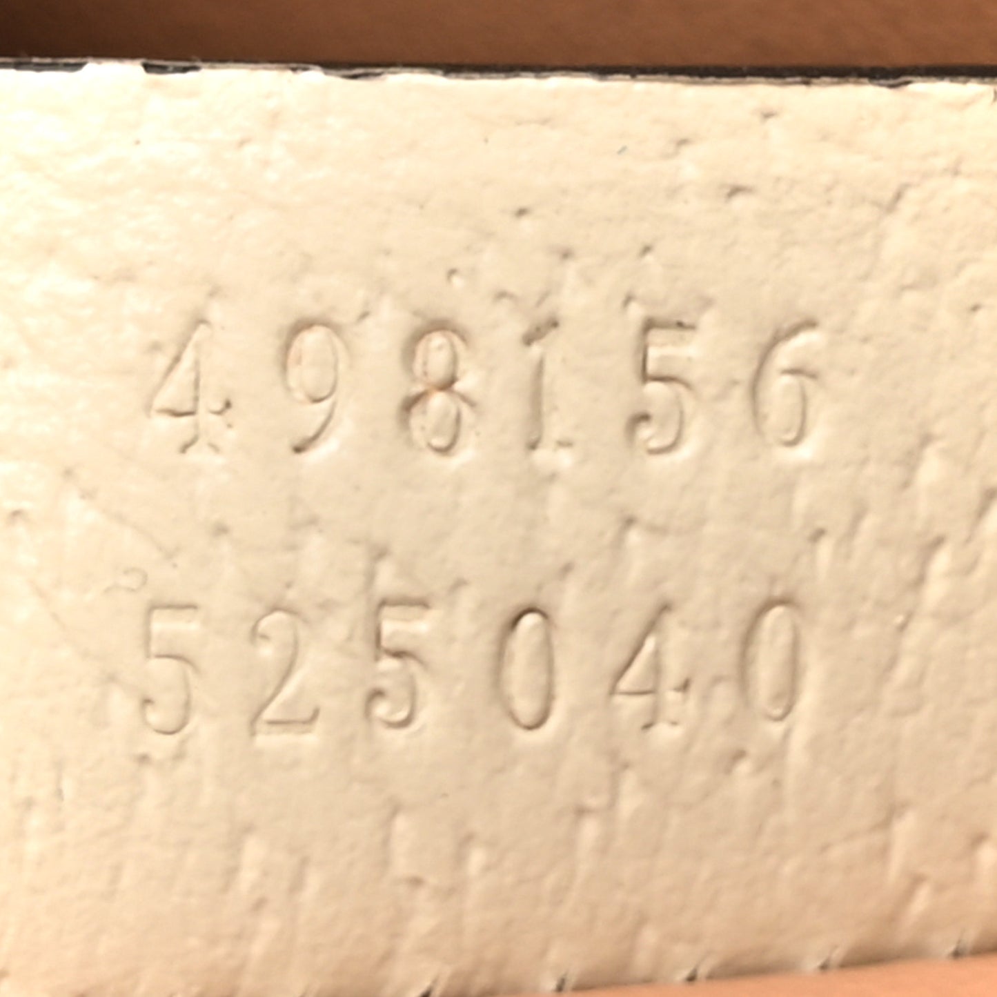 GG Supreme Monogram Berry Textured Dollar Calfskin Small Padlock Tote Beige Ebony Light Copper Mystic White