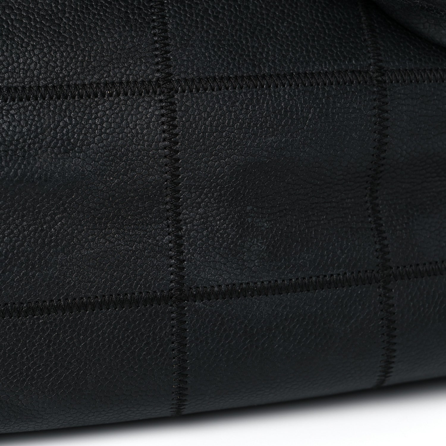 Chanel Caviar Square Stitched Tote Black 17 of 23