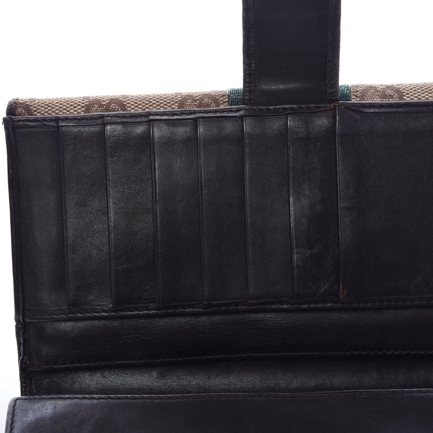 Monogram Web GG Reins Wallet Dark Brown