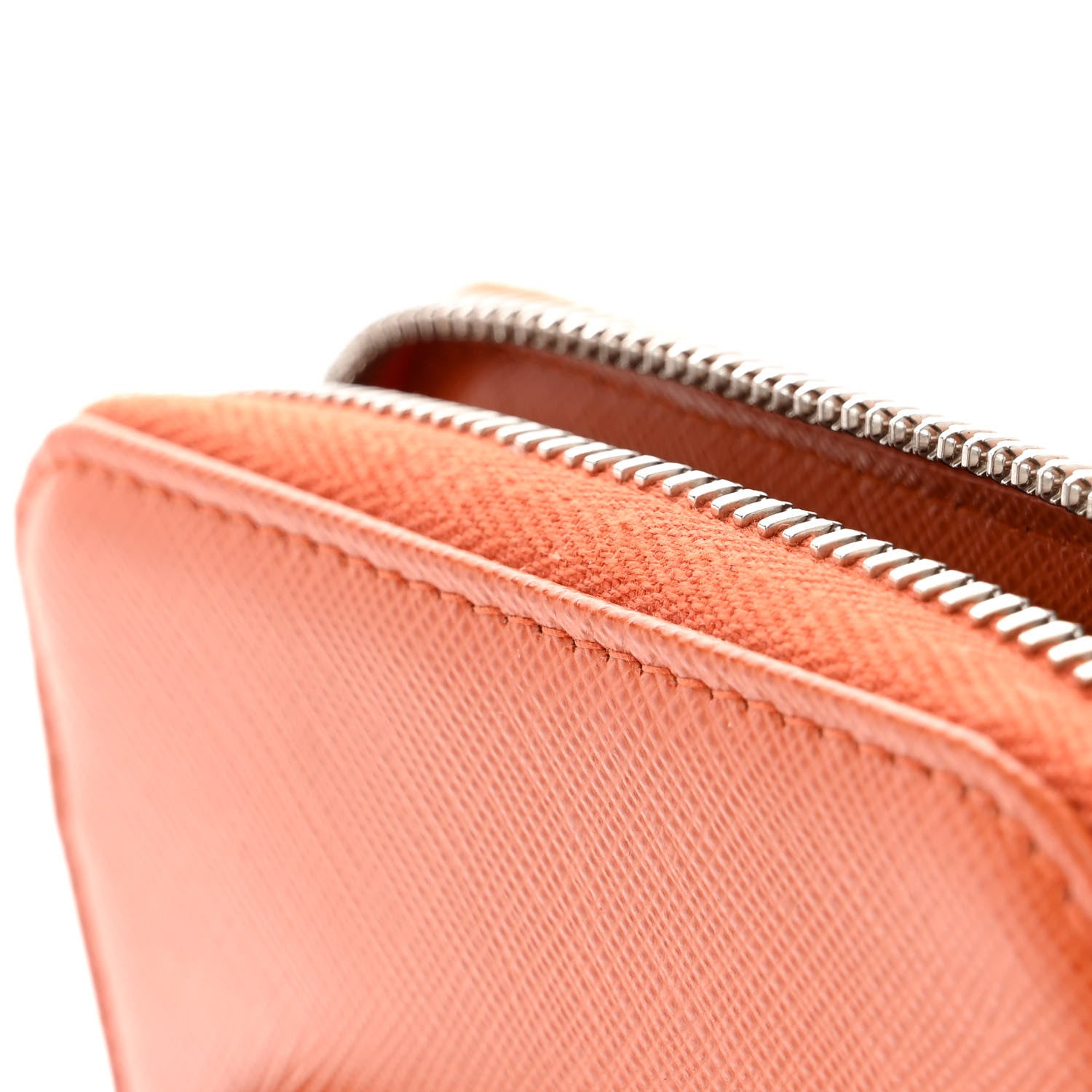 Prada Saffiano Phone Crossbody Pouch Papaya 13 of 14