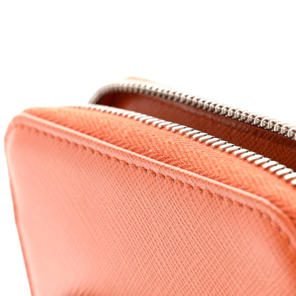 Prada Saffiano Phone Crossbody Pouch Papaya 13 of 14