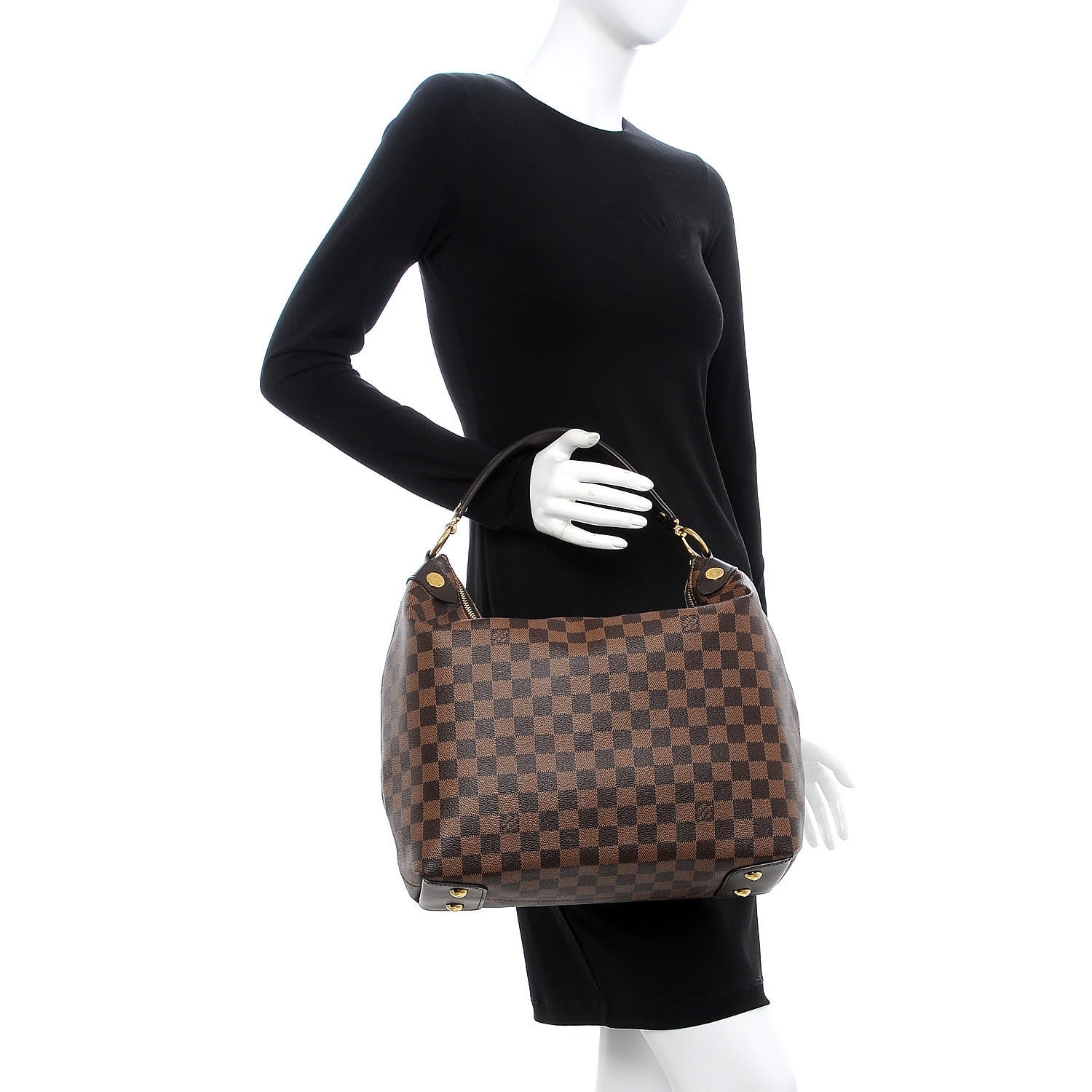 Louis Vuitton Damier Ebene Duomo Hobo 2 of 8