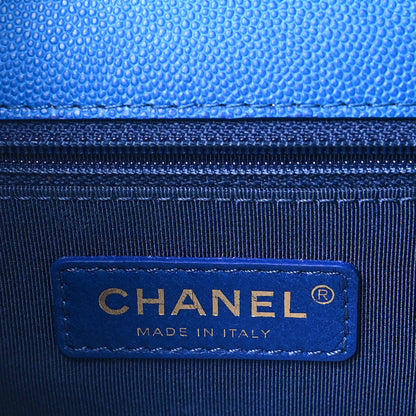 Chanel Caviar Quilted Medium Sunset On The Sea Flap Blue 6 of 10