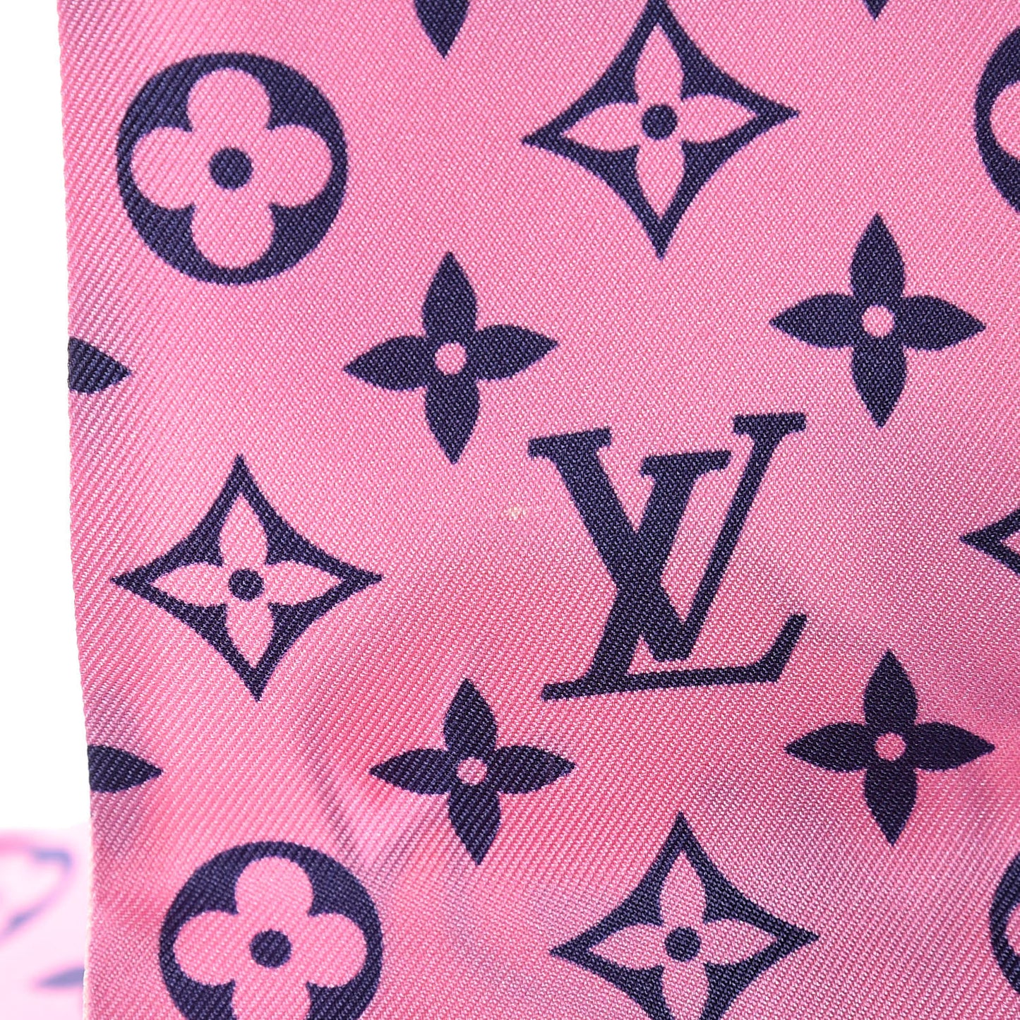 Silk Monogram Superstition Bandeau Rose