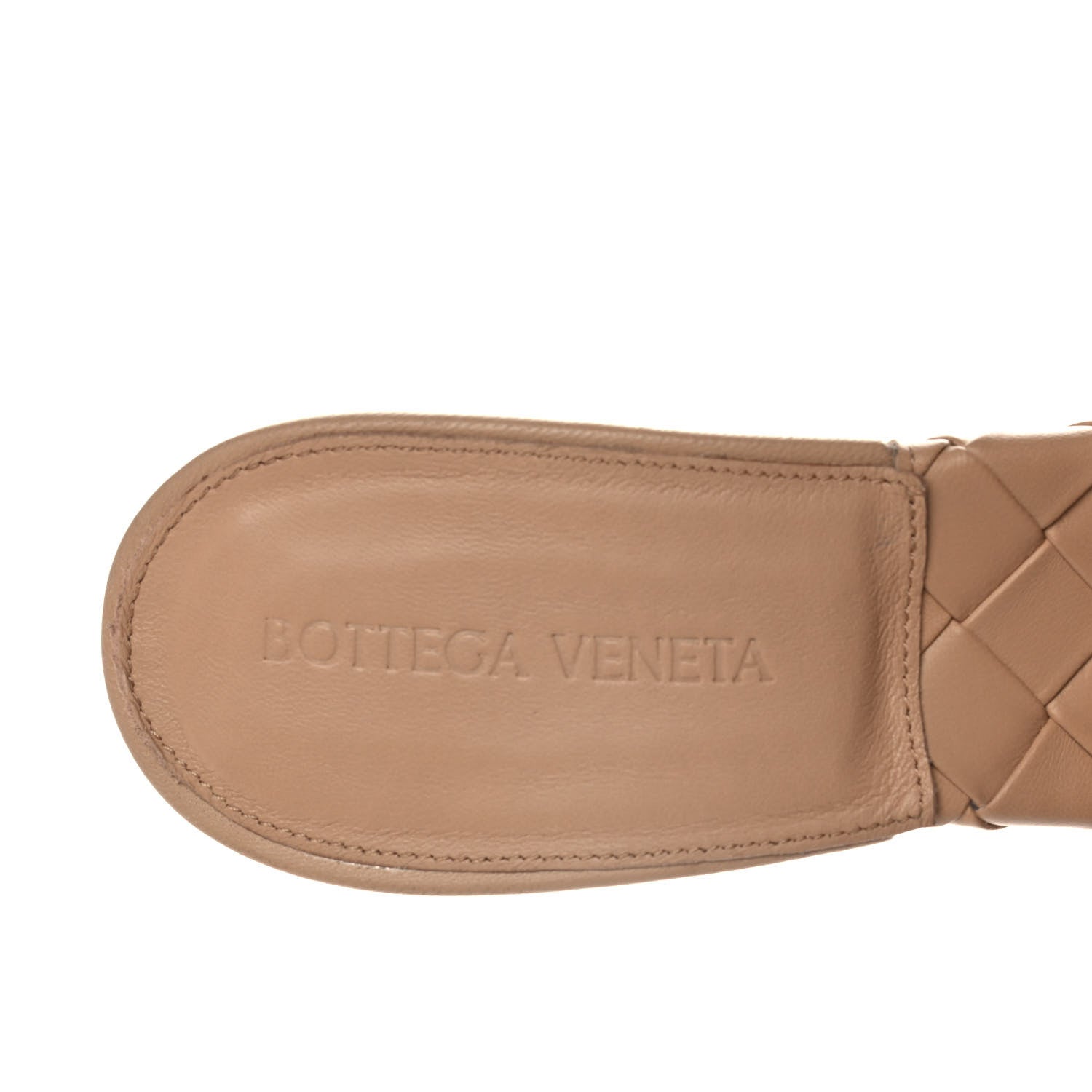 Bottega Veneta Nappa Maxi Intrecciato Lido Mule Sandals 39.5 Cipria 7 of 8