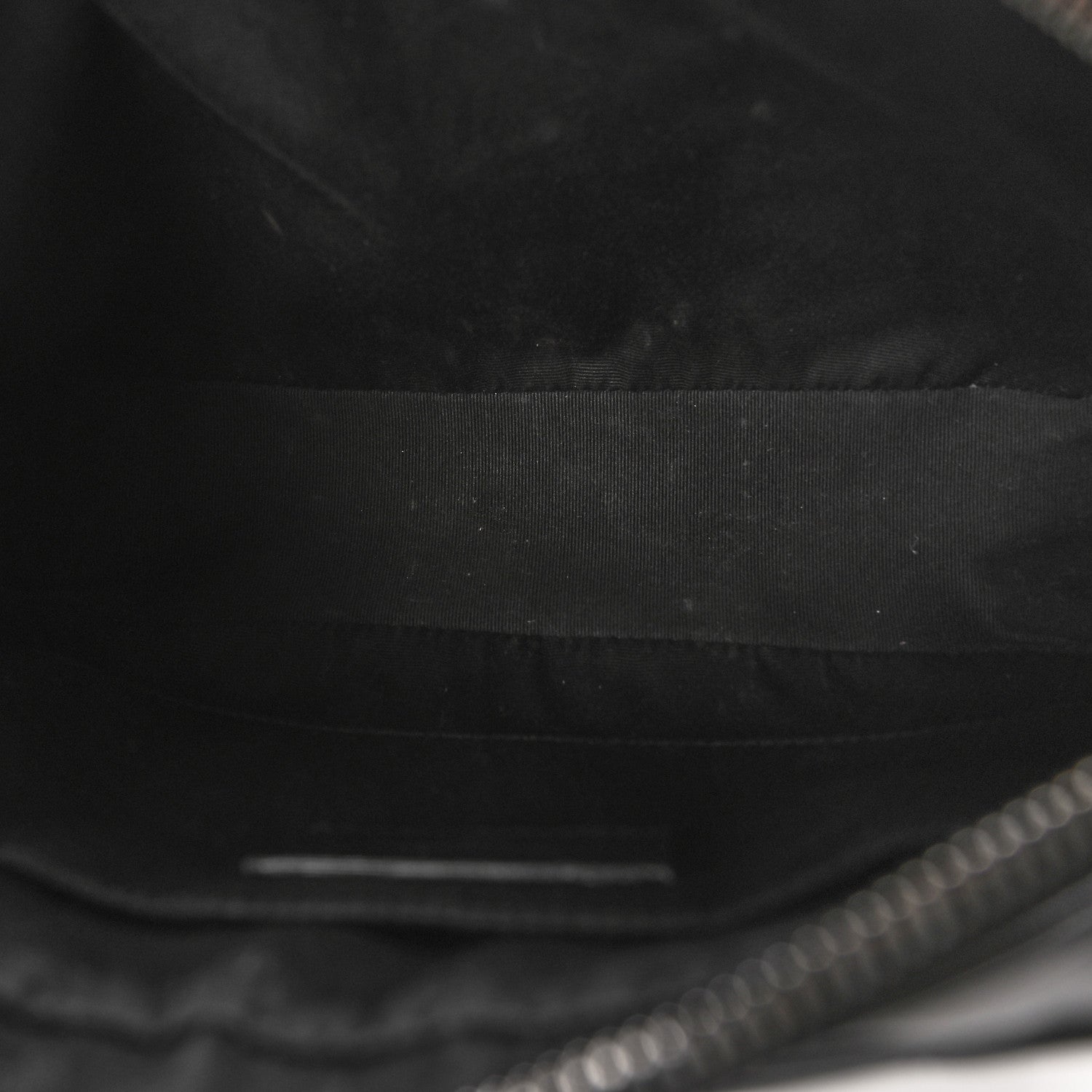 Saint Laurent Calfskin Matelasse Monogram Lou Camera Bag Black 5 of 12