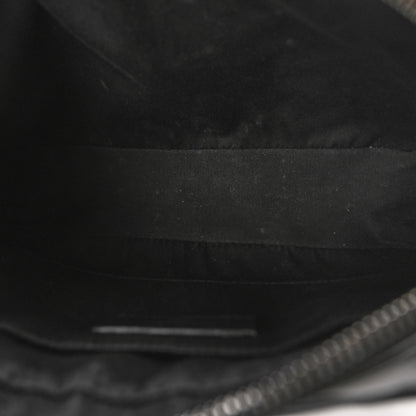Saint Laurent Calfskin Matelasse Monogram Lou Camera Bag Black 5 of 12