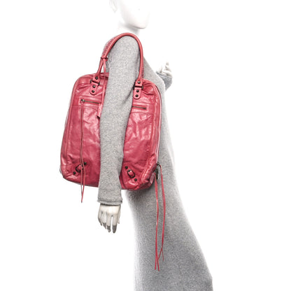Balenciaga Agneau Classic Hardware Briefcase Tote Pivoine 2 of 17