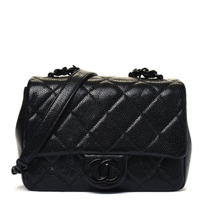 Chanel Caviar Quilted Incognito Mini Square Flap Black 1 of 5