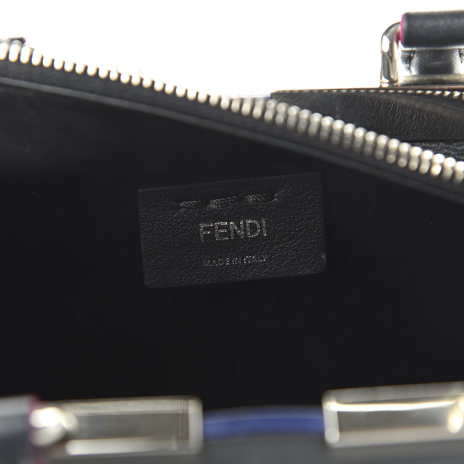 Fendi Vitello Dolce Mini 3Jours Tote Black 8 of 10