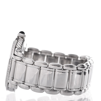 David Yurman Stainless Steel Diamond Bezel Mother of Pearl 38mm Classic Quartz Watch 4 of 9