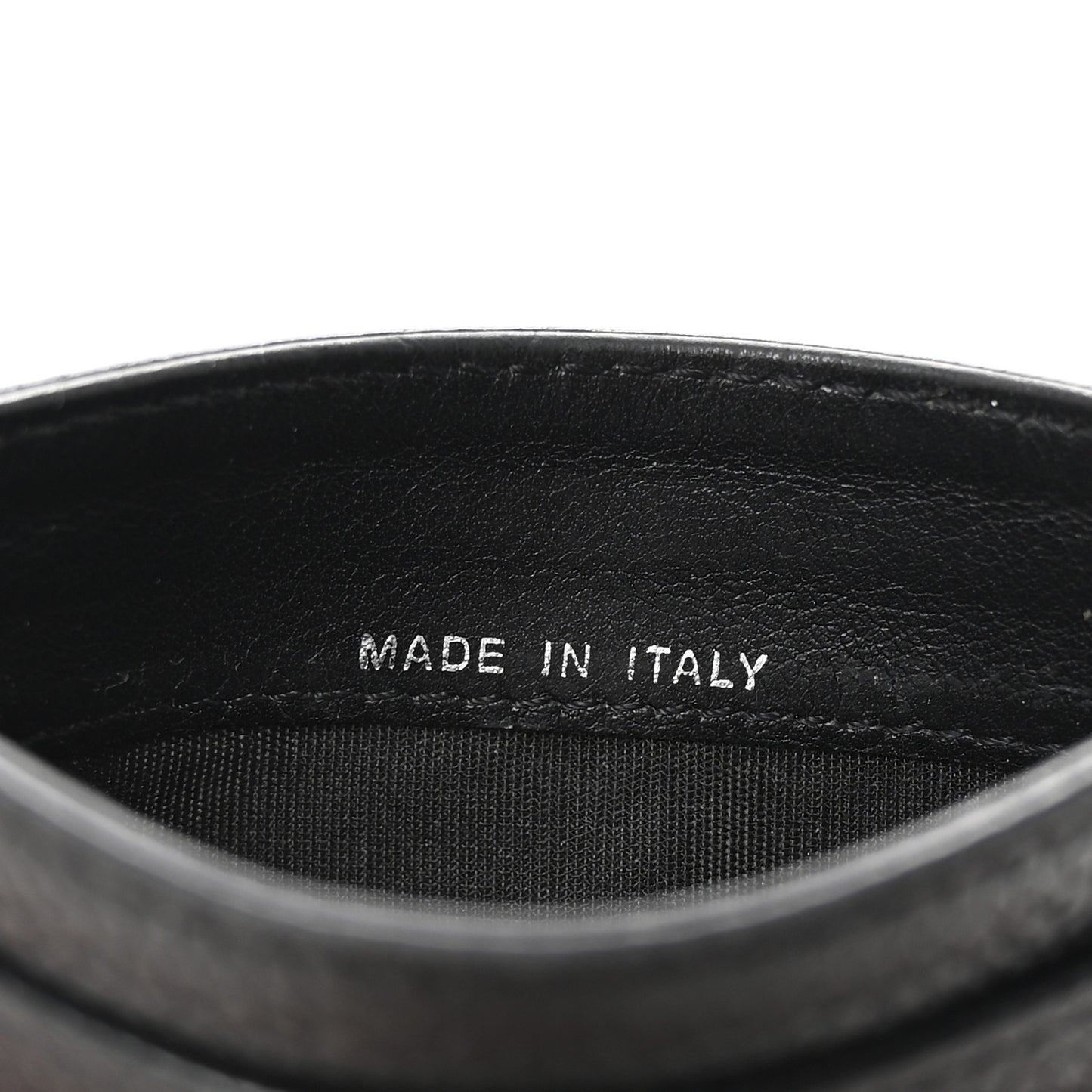 Patent Caviar CC Card Holder Black Black