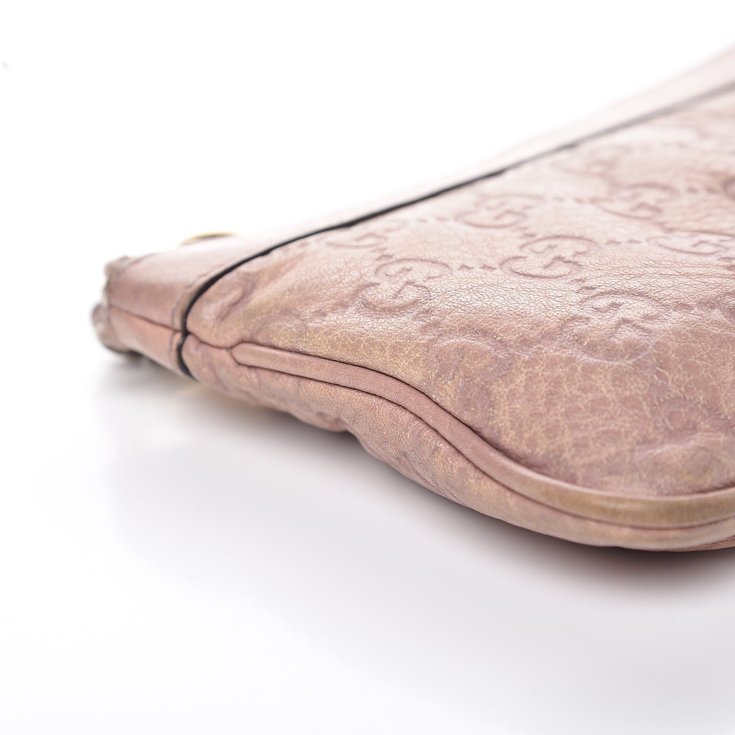 Gucci Guccissima New Britt Wristlet Light Pink 10 of 13
