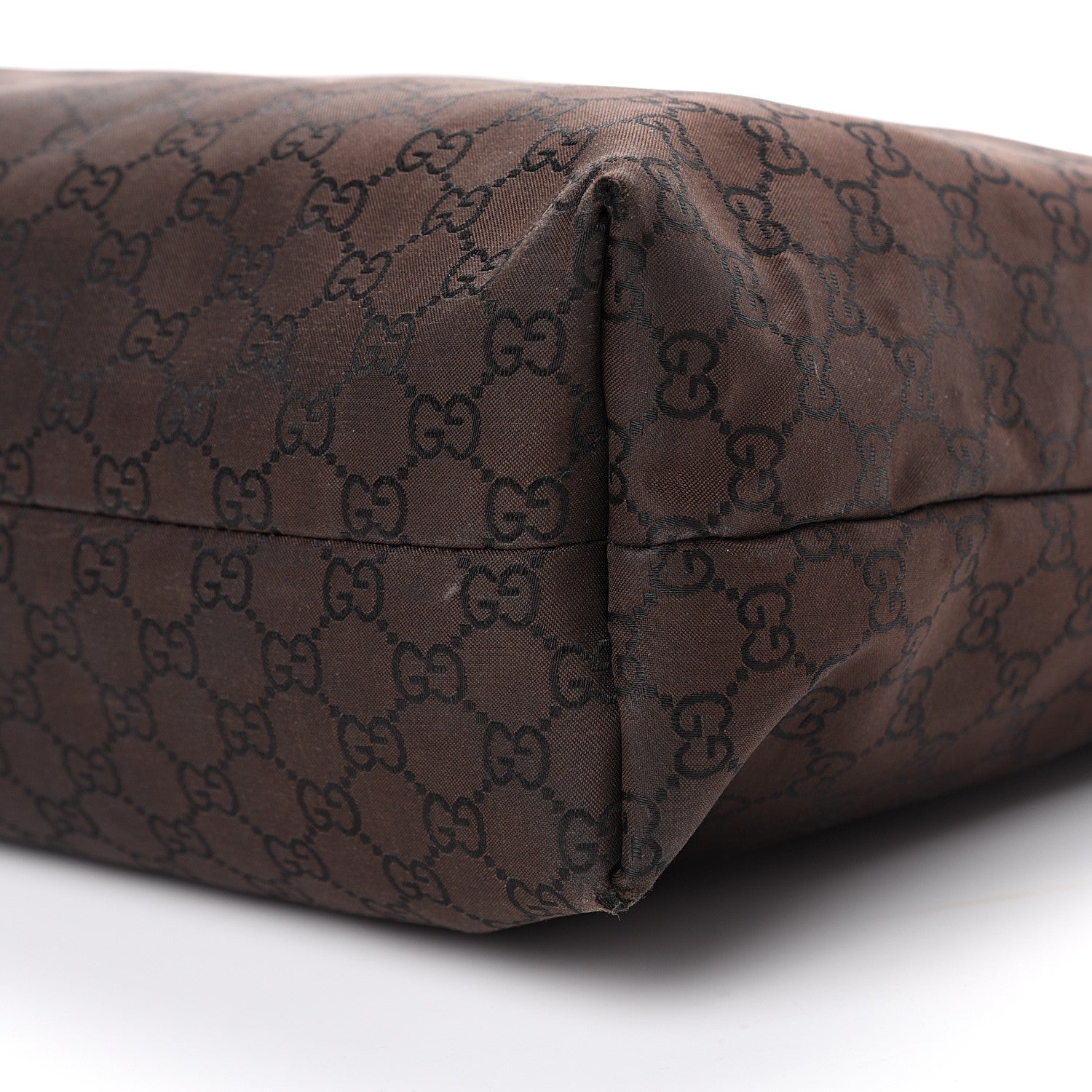 Gucci Nylon Monogram Large Messenger Brown 9 of 15