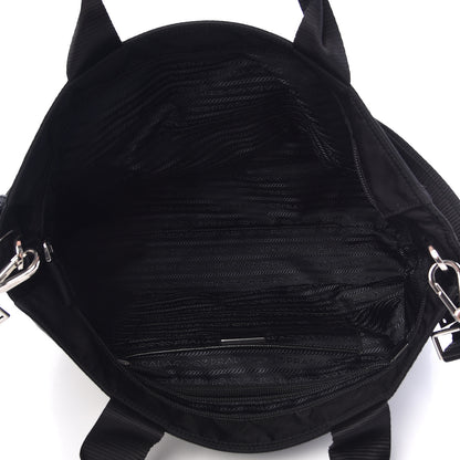 Prada Nylon Vela East West Shopper Tote Black 5 of 12