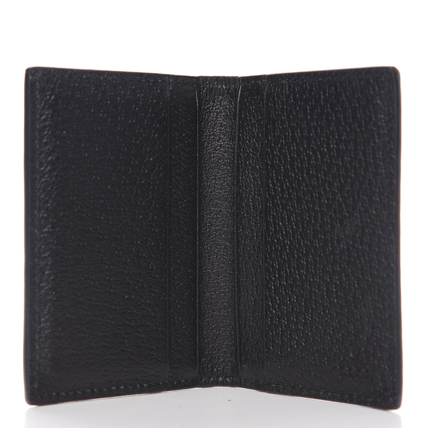 Calfskin Boar Effect GG Marmont Card Case Black