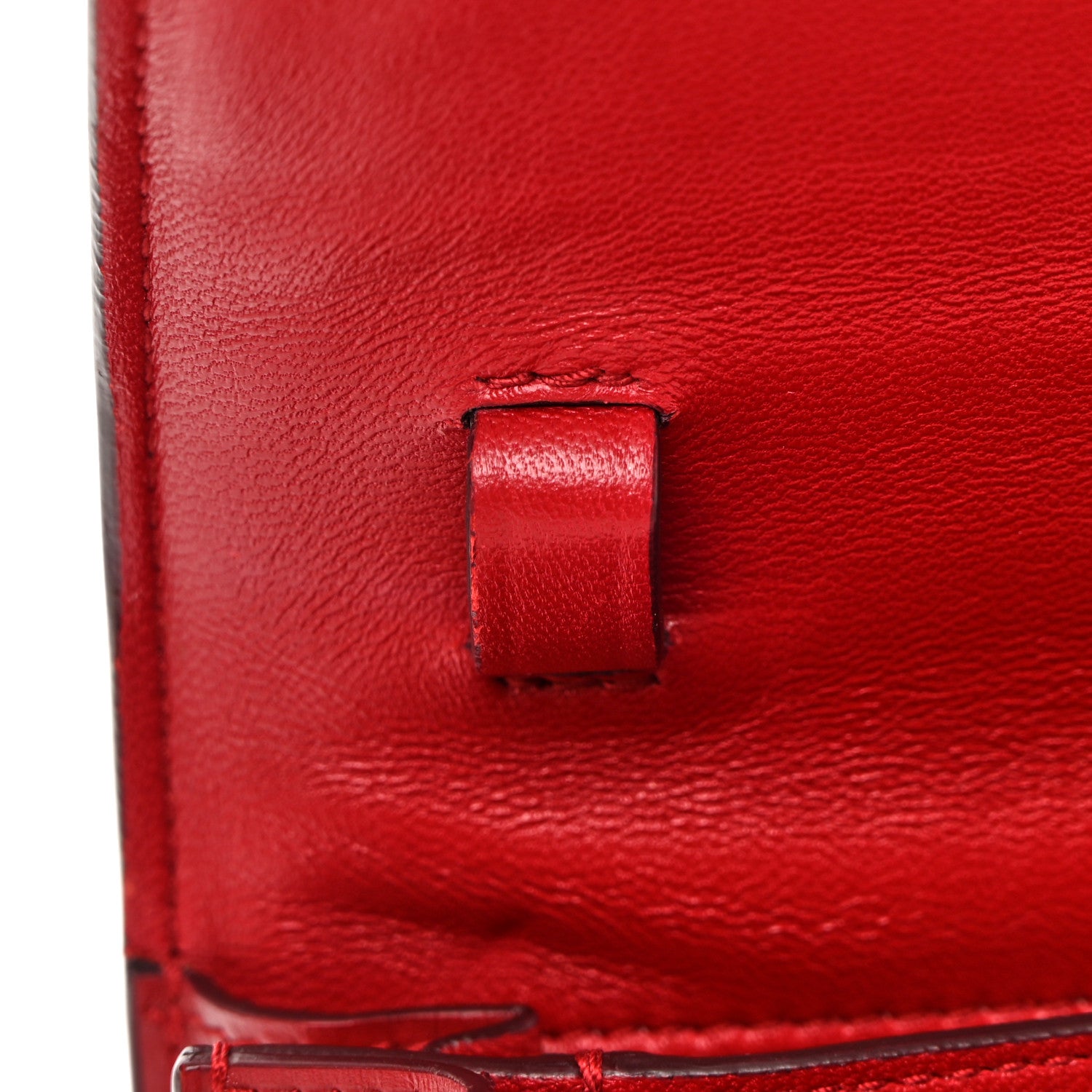 Celine Smooth Calfskin Small Classic Box Flap Bag Red 14 of 14