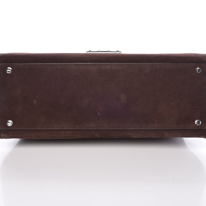 Givenchy Suede Medium Obsedia Satchel Brown 10 of 10