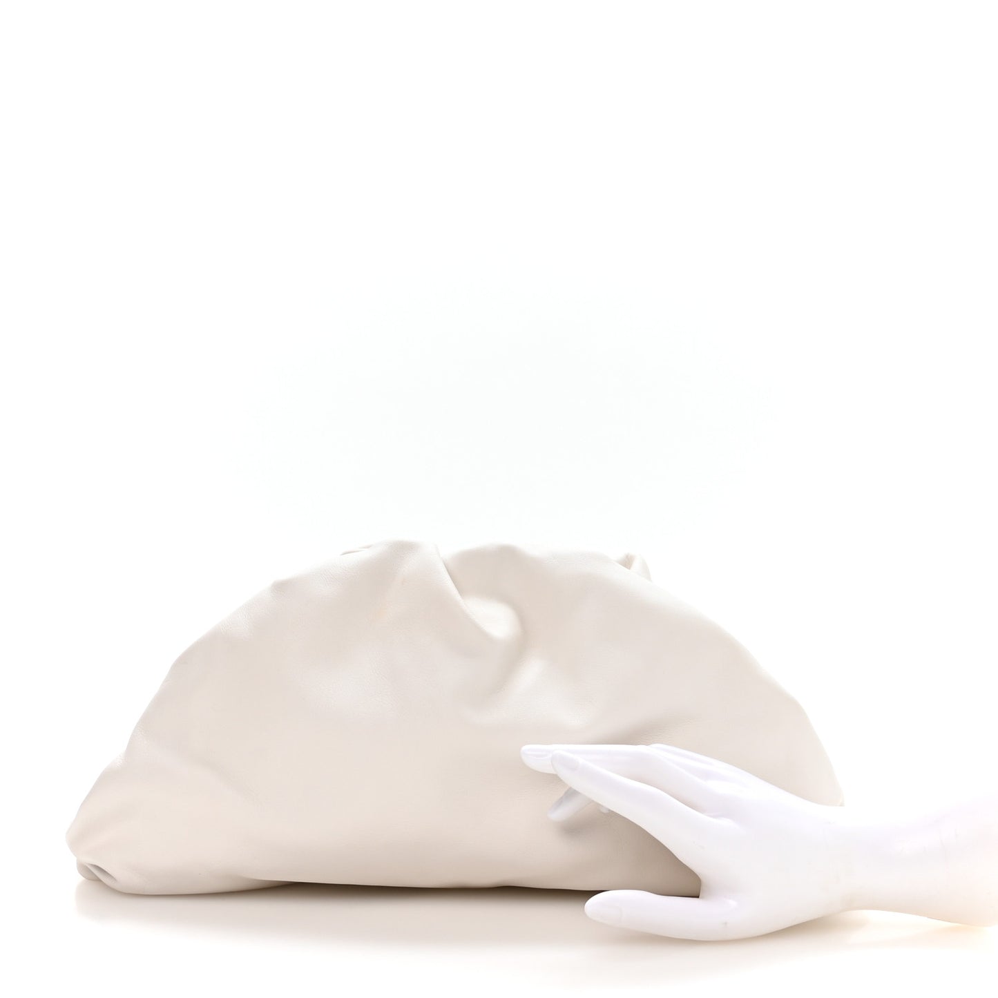 Smooth Butter Calf The Pouch Oversized Clutch Plaster
