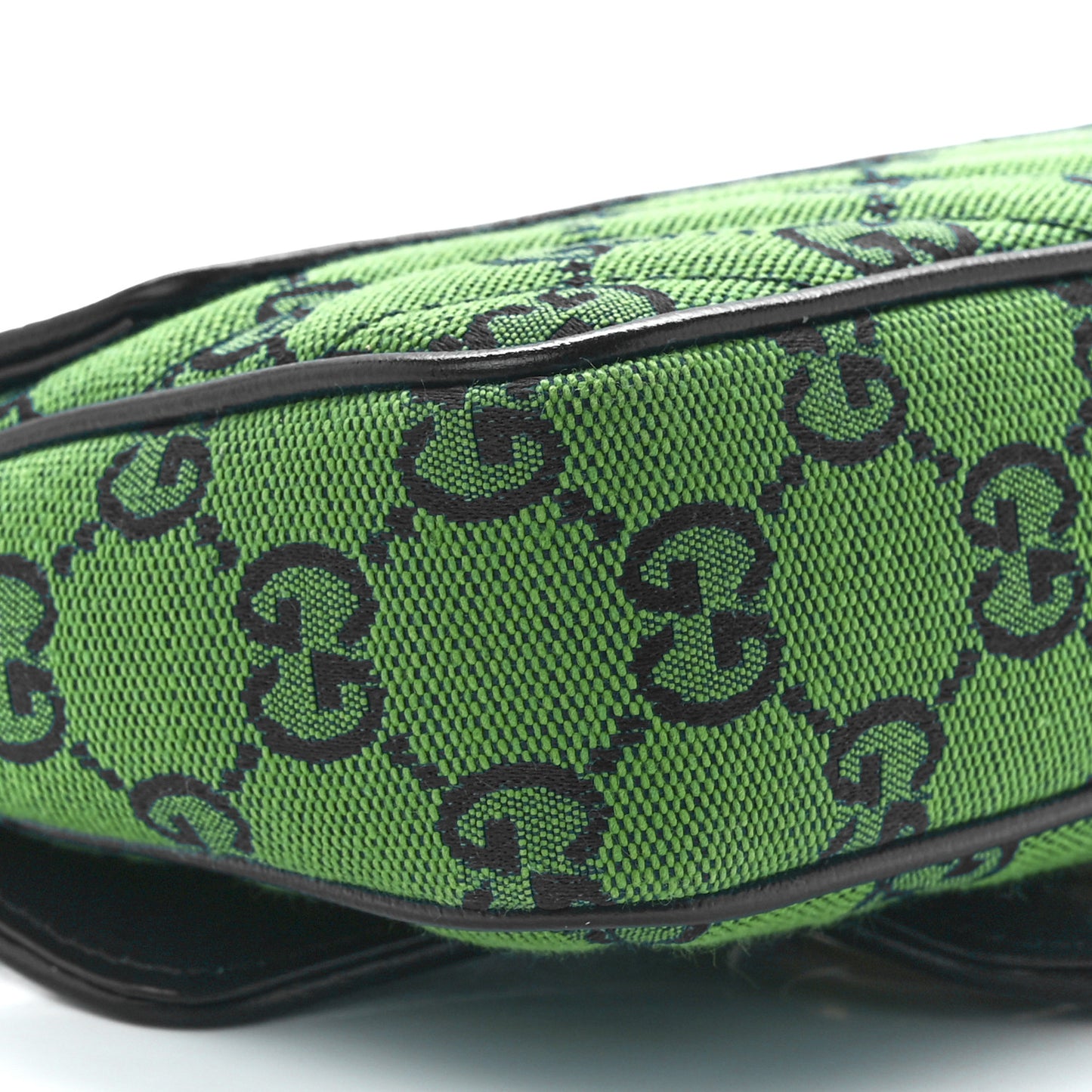 Monogram Multicolor Matelasse Diagonal Super Mini GG Marmont Shoulder Bag Green Blue