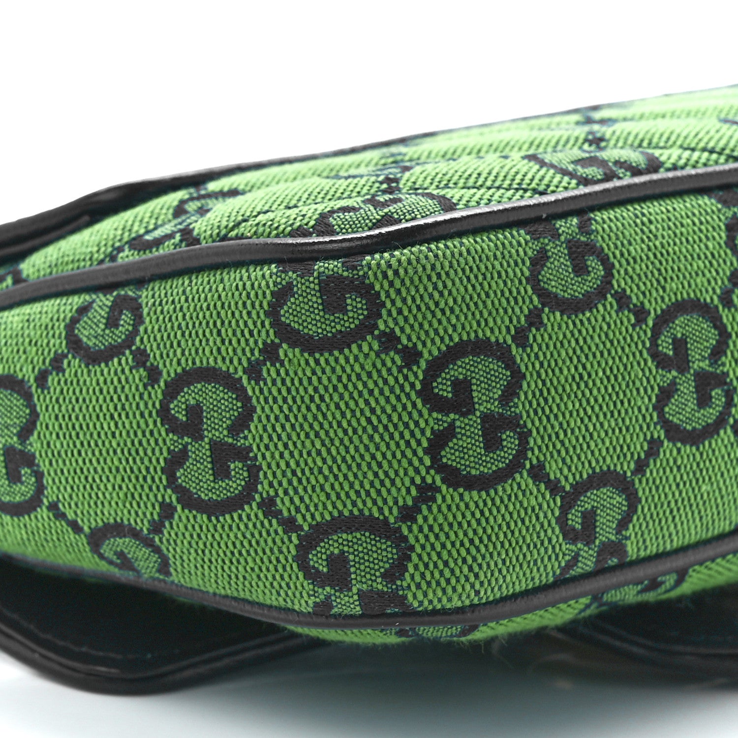 Gucci Monogram Multicolor Matelasse Diagonal Super Mini GG Marmont Shoulder Bag Green Blue 10 of 11