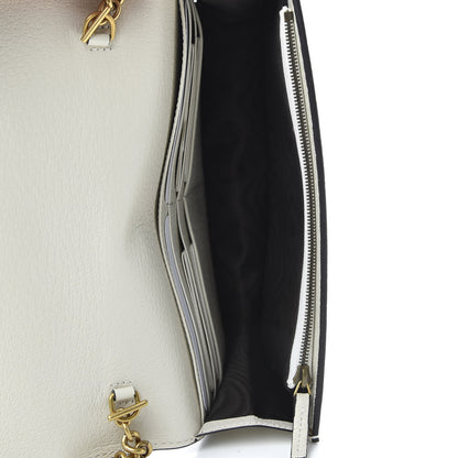 Gucci GG Supreme Monogram Web Queen Margaret Chain Wallet White 5 of 10