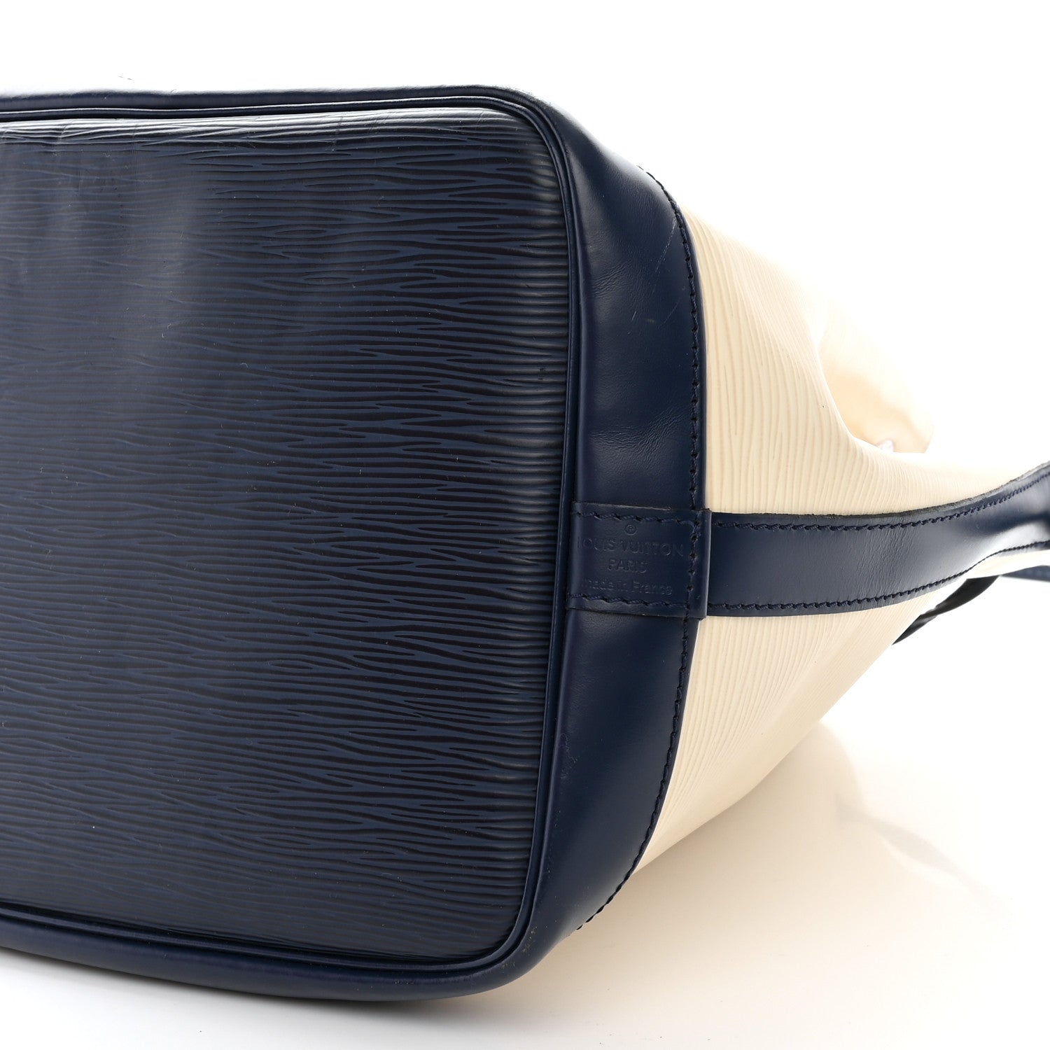 Louis Vuitton Epi Petit Bi-Color Noe Ivory Indigo 10 of 13