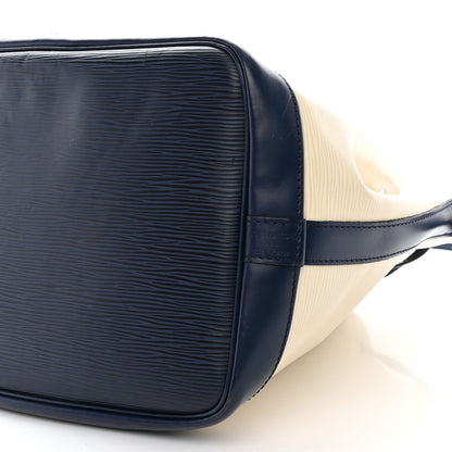 Louis Vuitton Epi Petit Bi-Color Noe Ivory Indigo 10 of 13