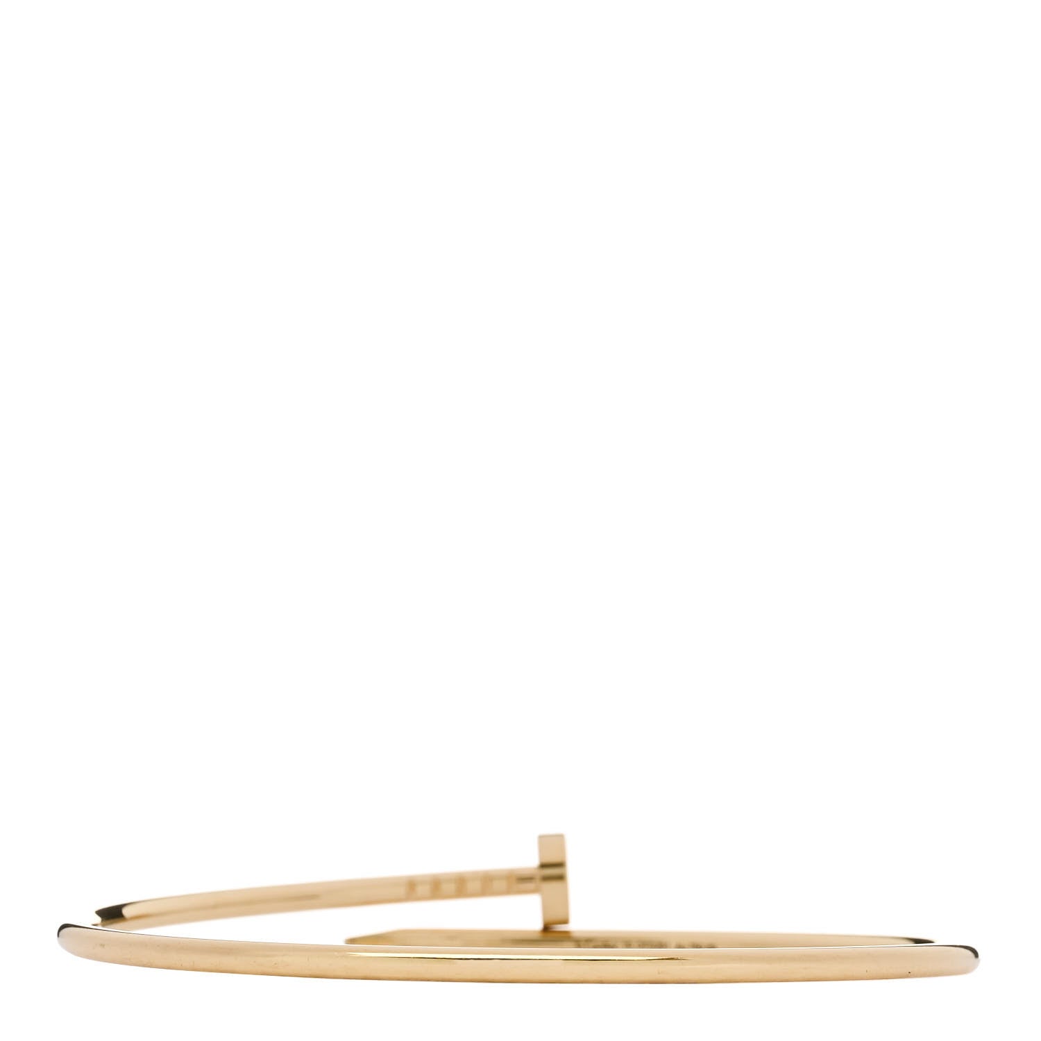 Cartier 18K Yellow Gold Small Juste Un Clou Bracelet 19 2 of 3