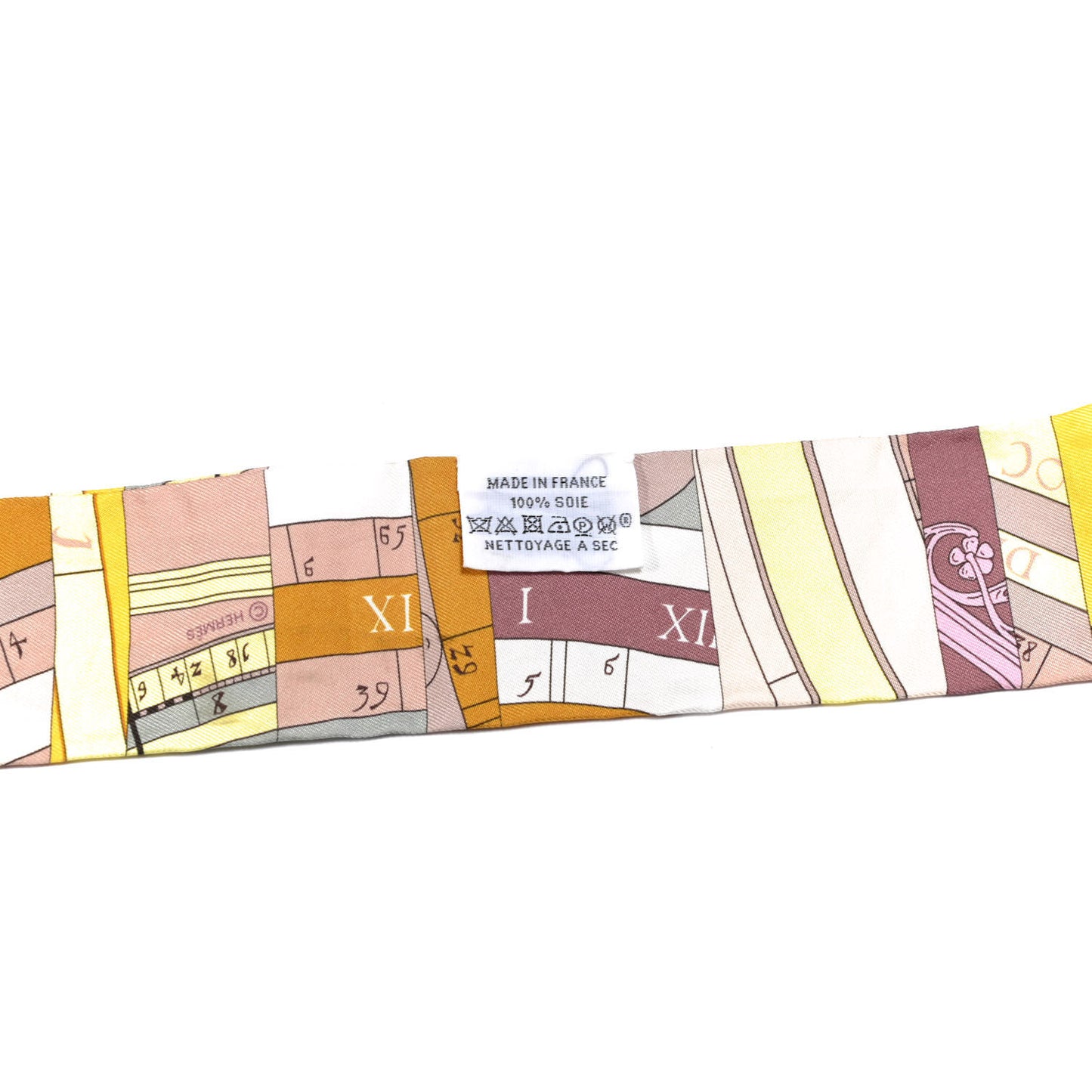 Silk Astrologie Nouvelle Twilly Jaune White Moutarde