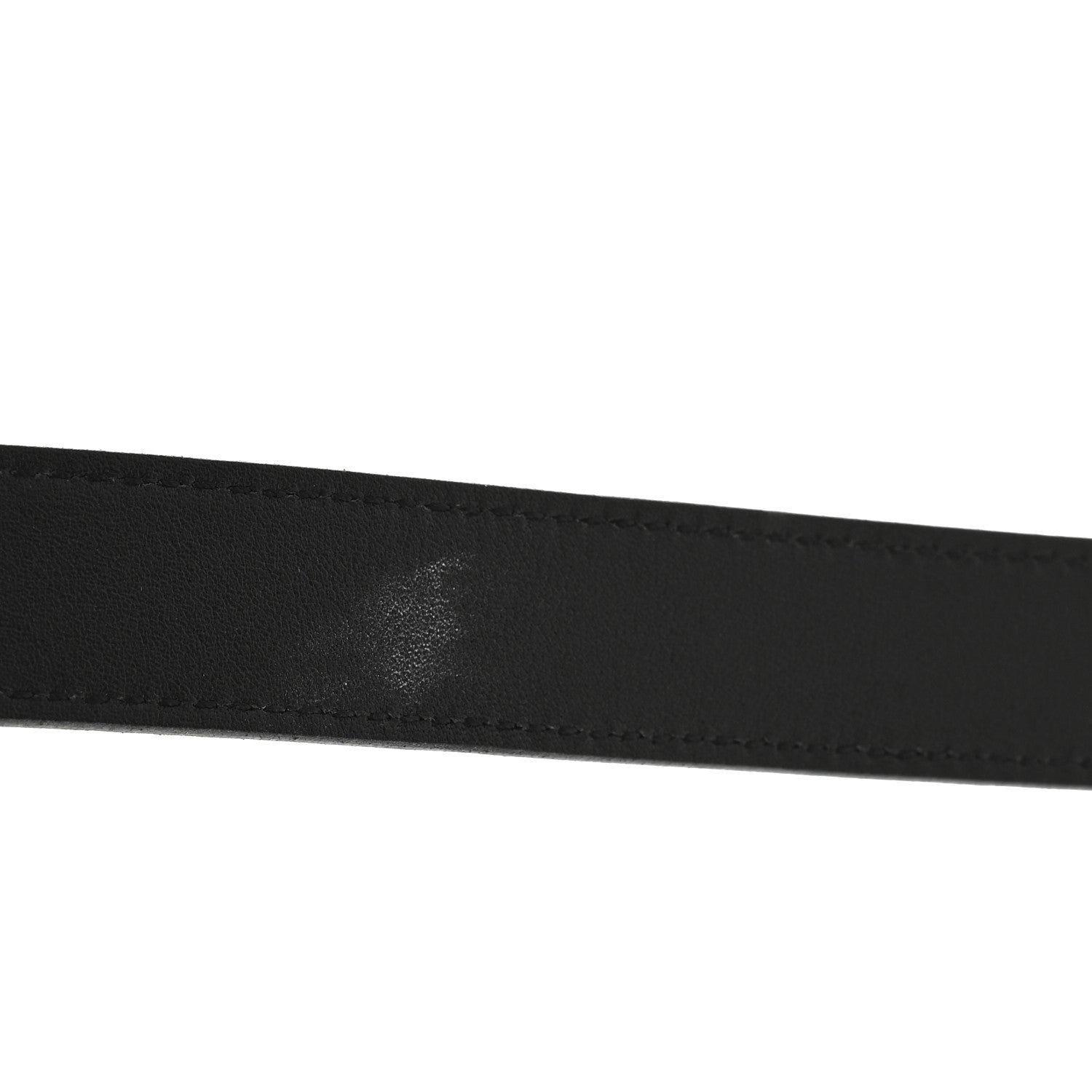 Saint Laurent Smooth Calfskin Square Buckle Belt 80 32 Black 7 of 7