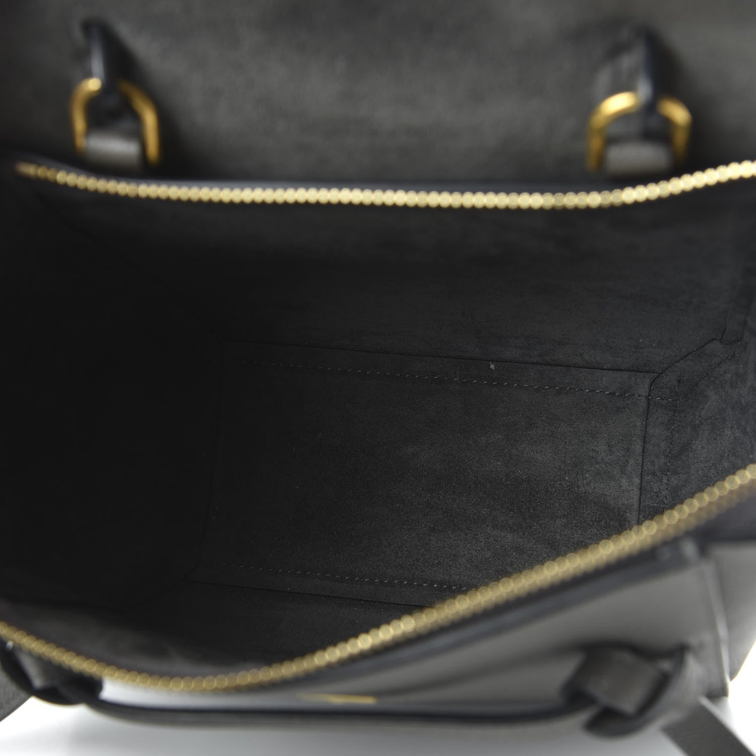 Celine Grained Calfskin Nano Belt Bag Grey 5 of 9
