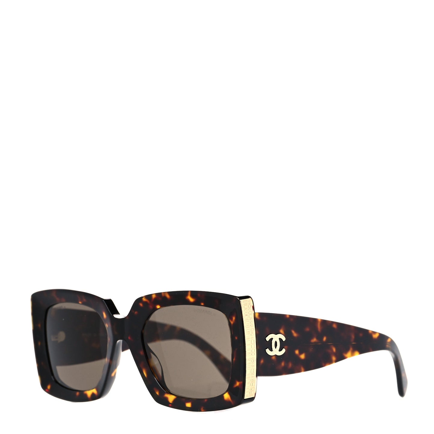 Acetate Rectangle Sunglasses 5435 Tortoise