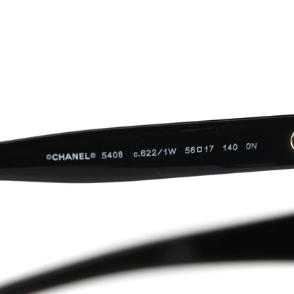 Chanel Acetate Square Eyeglasses 5408 Black 6 of 8