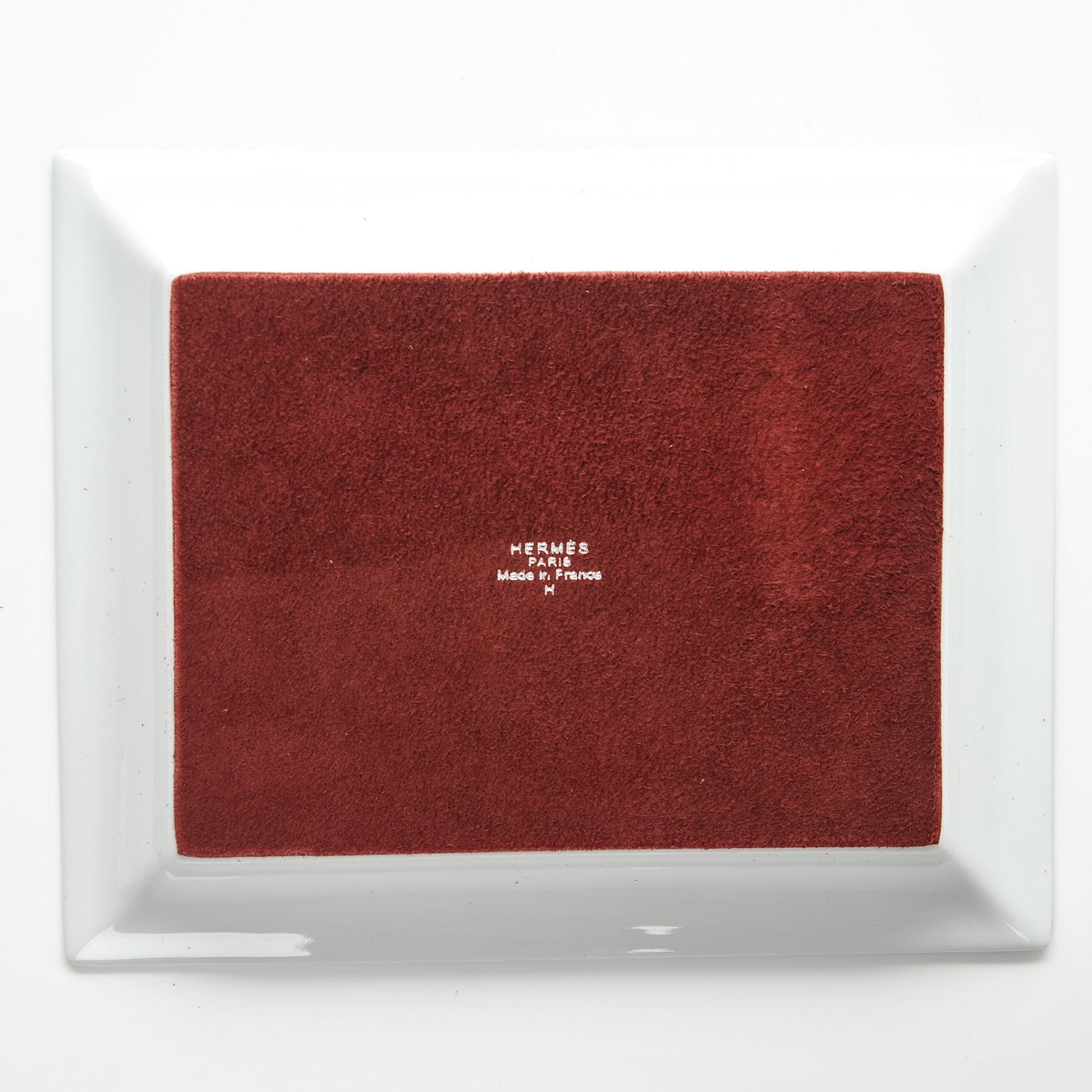 Hermes Porcelain H Deco Change Tray 3 of 5
