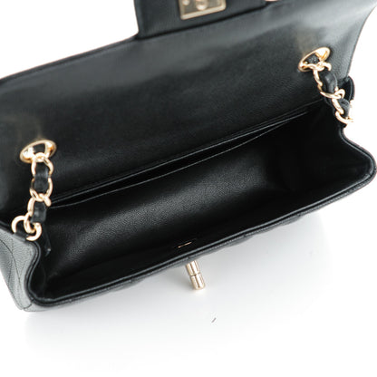 Chanel Caviar Quilted Mini Rectangular Flap Black 5 of 8