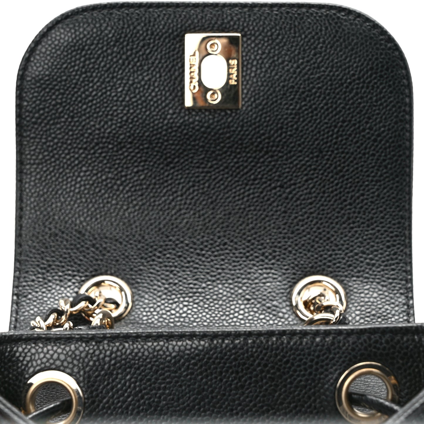 Caviar Quilted Mini Business Affinity Backpack Black