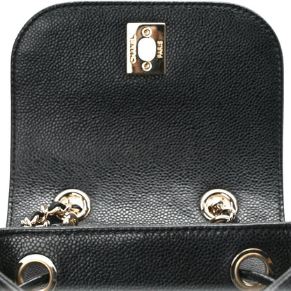 Chanel Caviar Quilted Mini Business Affinity Backpack Black 12 of 13