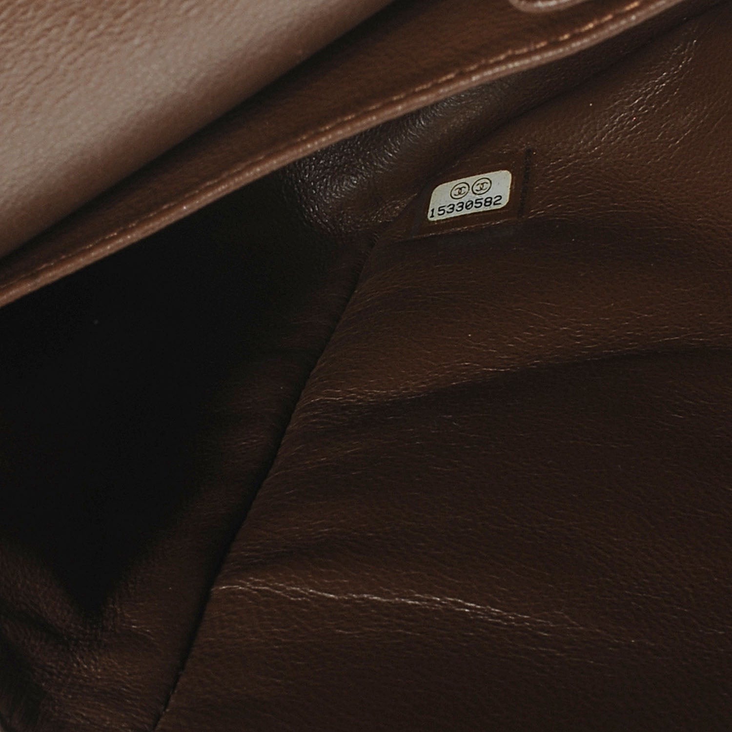 Chanel Caviar Quilted Jumbo Double Flap Brown 8 of 8