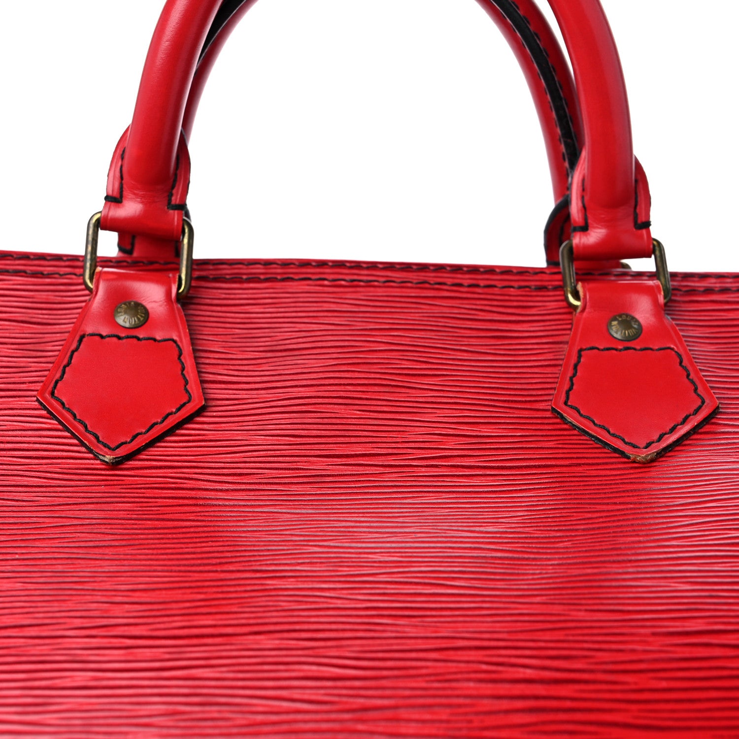 Louis Vuitton Epi Speedy 35 Castillan Red 21 of 22