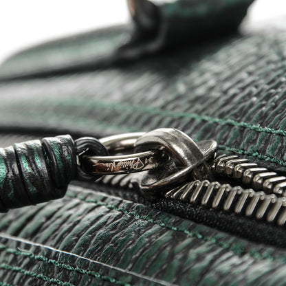 3.1 Phillip Lim 3.1 Metallic Textured Calfskin Medium Pashli Satchel Green 7 of 7