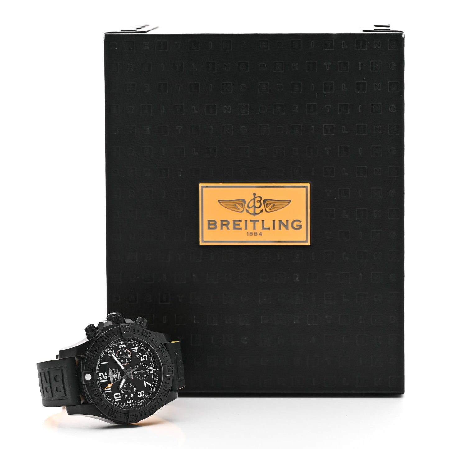 Breitlight Rubber 45mm Avenger Hurricane Automatic Watch Black XB0180E4