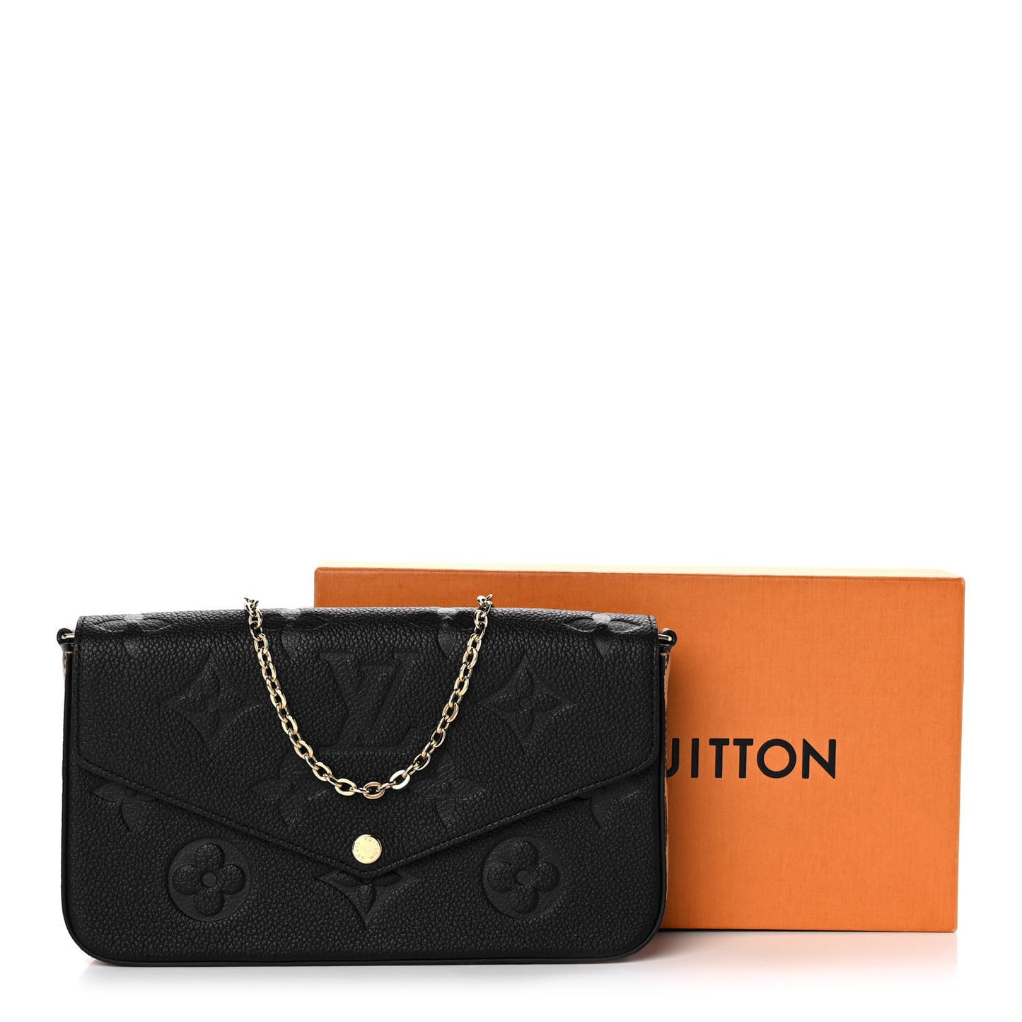 Empreinte Monogram Giant Wild At Heart Felicie Pochette Black